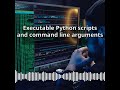 Executable Python scripts and command line arguments | CyberSecurity & DevSecOps Expert:...