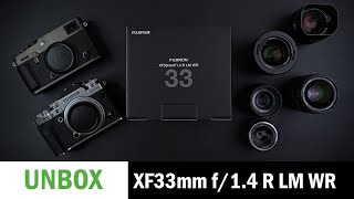 Unboxing and First Look at the Fujifilm XF33mm f/1.4 R LM WR