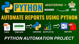 AUTOMATE STUNNING 👌 REPORTS from CSV with PYTHON & MATPLOTLIB 👌 PYTHON 'DOCXTPL' TUTORIAL 👍
