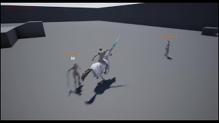 Unreal Engine 4 Horse riding system combat preview