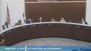 Board of Education Meeting --- February 4, 2025