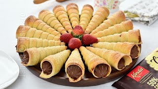 Chocolate filled cones | JamilaCuisine