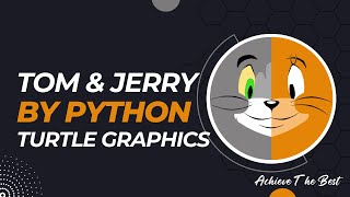 Tom and Jerry Cartoon making by Python Turtle Graphics || Tom and Jerry by Code #python #tomandjerry