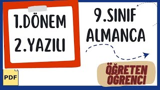 9.Sınıf Almanca 1.Dönem 2.Yazılı Konu Anlatımı 2024 (+PDF)