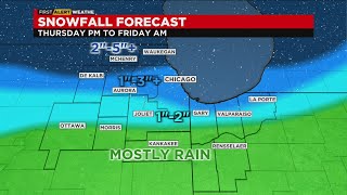 Chicago First Alert Weather: Snow coming again Thursday