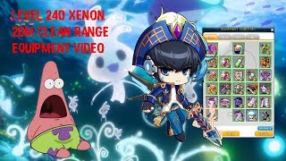 Maplestory GMS - Xenon Equipment Video (20m Clean Range)