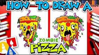How To Draw A Zombie Pizza