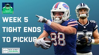 Target Dawson Knox, Dalton Schultz off the Fantasy Football Week 5 Waiver Wire