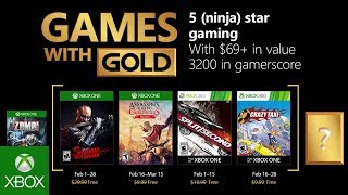 Xbox - February 2018 Games with Gold