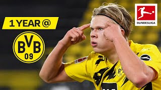 Erling Haaland's First Year at Borussia Dortmund - Goals, Records & More