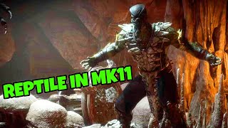 Mortal Kombat 11 / Reptile Scene