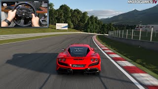 Gran Turismo 7 - 2019 Ferrari F8 Tributo | Thrustmaster T300RS Gameplay [PS5]