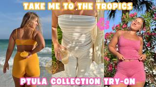 PTULA REVIEW: summertime BARE fabric colors, cotton striped sets, new lounge & more! ☀️🩷