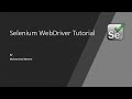 Selenium WebDriverTutorial For Beginners | Selenium