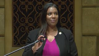 NY Attorney General Letitia James announces she's running for governor