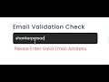 Email Validation HTML | CSS | JS #Consistent_coders