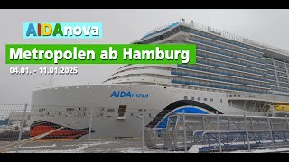 Metropolen ab Hamburg | AIDAnova | 04.01. bis 11.01.2025