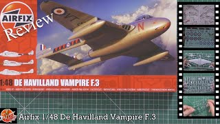 Airfix 1/48 De Havilland Vampire F.3 review