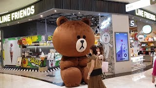 (4K) 부산 롯데백화점 광복점 라인 프렌즈 스토어 방문기  (LINE FRIENDS Store in Busan)