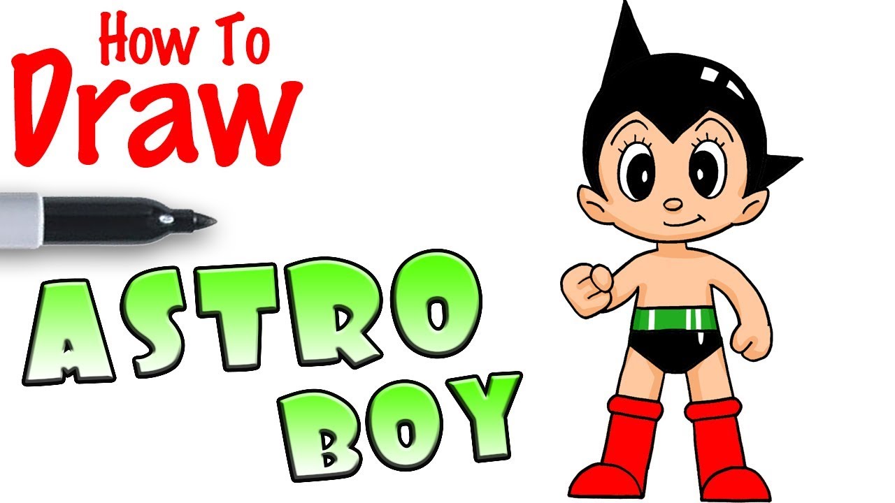 How To Draw Astro Boy Youtube