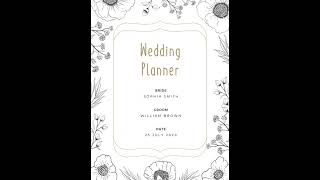 How to Organize Your Wedding with a 150-Page Wedding Day Binder Template (Editable in Canva)