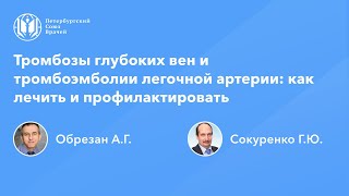 Тромбозы глубоких вен и тромбоэмболии легочной артерии: как лечить и профилактировать