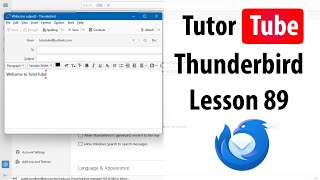 Thunderbird - Lesson 89 - View as HTML or Plain Text