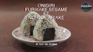 Onigiri Furikake sésame et nori de Ariake | Recette Nishikidôri