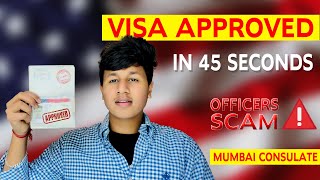 MY F1 VISA INTERVIEW EXPERIENCE | QUESTIONS ASKED | MUMBAI CONSULATE ⚠️