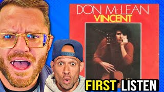 Rap Fan FIRST time REACTION to Don Mclean - Vincent! OMG, I can't believe it... W/@Donjuanabe