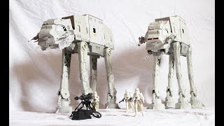 Vintage Kenner AT-AT 1981 vs. 1997 parts: side by side comparison