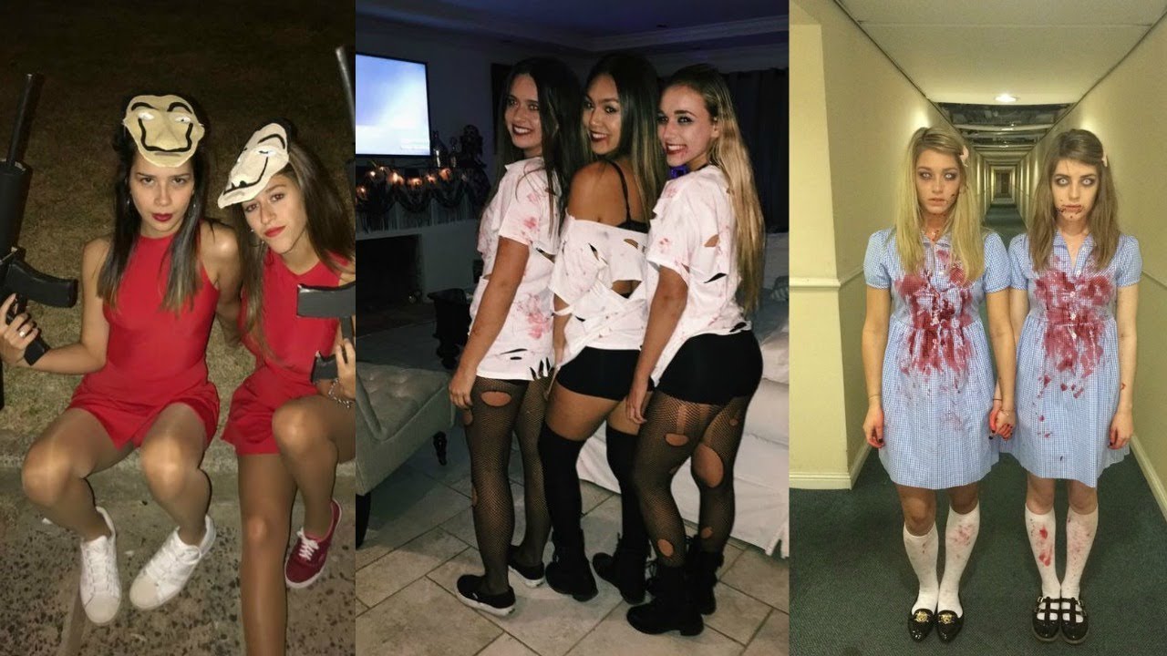 DISFRACES PARA HALLOWEEN DE MEJORES AMIGAS! VALERIA RAMIREZ - YouTube