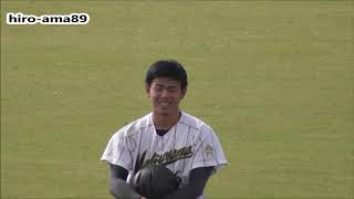 《広商ー広陵定期戦・ＯＢ戦》　３回表・広陵の攻撃　【福田晟央・激走】　20191117@コカ