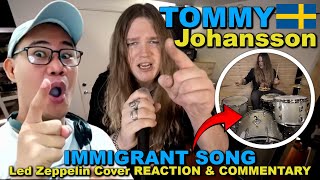 Tommy Johansson - IMMIGRANT SONG - Led Zeppelin Cover REACTION