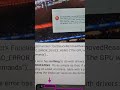 Fifa23 Crashing DirectX