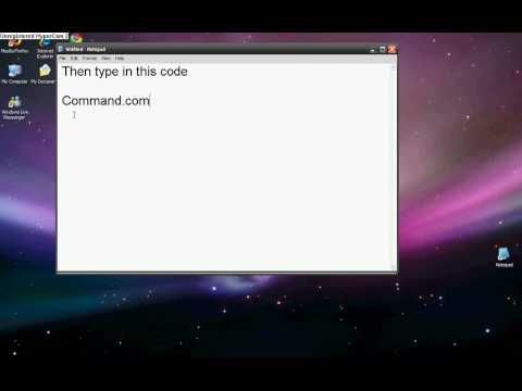 How to get a command prompt (CMD) using notepad How to get a command prompt (CMD) using notepad