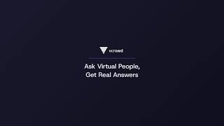 vcrowd — Validate Product Ideas with AI-Powered Virtual Focus Groups