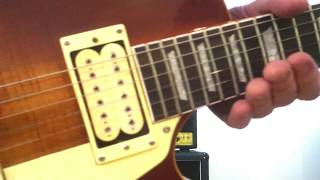 Chibson Les Paul Upgrade with Dimarzio pickups demo