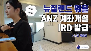 [🇳🇿 뉴질랜드] 워홀 입국 후 해야 할 일 | ANZ계좌오픈 | IRD 발급 | 데본포트 놀러가기