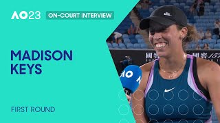 Madison Keys On-Court Interview | Australian Open 2023 First Round