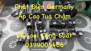 Hàng Mới (Germany) Phát Điện Đủ Loại Công Suất, Áp Cao Tua Chậm, Motor USA, Hộp Số Nhật 0399005466