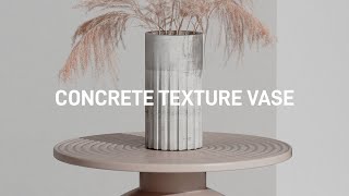 KeyShot: Concrete Texture Vase Tutorial & Interior Scene Breakdown