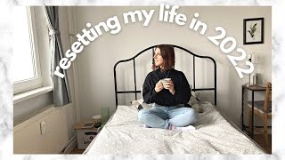 CHEERS to 2022 – how I'm planning to reset my life this year (ft. clean and tidy up with me)