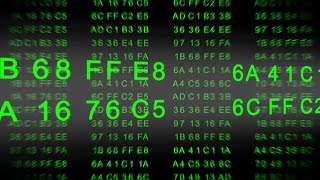 Hexadecimal Code - Data flow - green