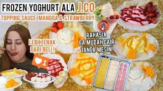 COOKING WITH TASYI : EP 44 - RESEP FROZEN YOGURT ala J.CO HOMEMADE ,TIDAK MUDAH CAIR  ,RAHASIANYA ?