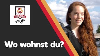 Wo wohnst du? Talking about where you live in German - Coffee Break German To Go Episode 3