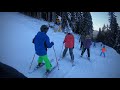 borovets 2020 ski season. martinovi baraki 1 blue and rotata green run