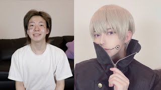 【呪術廻戦 狗巻棘】俺こそがブス界の希望【コスプレメイク】Jujutsu Kaisen Cosplay Makeup（same person ）