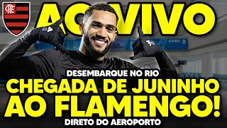 AO VIVO: CHEGADA DE JUNINHO AO FLAMENGO! COLETIVA DE ROSSI | PRÉ-TEMPORADA (HD)