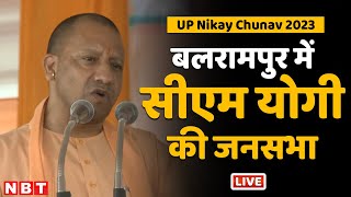 LIVE: CM Yogi Adityanath Addresses A Public Rally In Balrampur | UP Nikay Chunav 2023